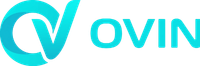 OVIN logo with Ovin Bringing global tech to the UK